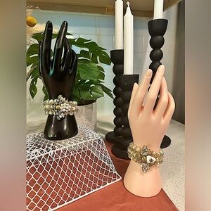 Luxury Handmade Crystal Pearl Bee Statement Bracelet